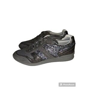 Guess glitter grey sneakers size 6.5